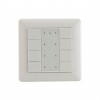 DIM 8 DALI DALI ovladač 8 tlačítek, fce zap/vyp, stmívání, skupiny, scény, pasívní režim (napájení ze sběrnice DALI), IP20, 71x71x11mm, KU68 náhled 2