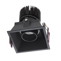 XARGO Podhledové, zápustné svítidlo, materiál hliník, povrch bílá, nebo černá, LED 1x10W, 930lm/teplá 2700K, nebo 1120lm/neutrální 4000K, 230V, IP20, tř.2, rozměry 90x90x99mm, vč trafa