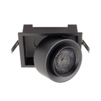 XARTE Podhledové bodové svítidlo, výklopné +-90°,  těleso kov, povrch bílá/černá, LED 15W/22W, teplá 3000K/neutrální 4000K, ZOOM nastavitelný vyzař. úhel 15°-45°, Ra90, UGR<19, 230V, IP40, tř.2, rozměry dle typu.