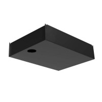XAXE Montážní box stropní, se zdrojem, 75W, vstup 230V, výstup 24V, materiál kov, povrch černá, IP40, tř.2, rozměry 170x39,5x123,2mm.