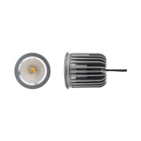 XCOMBO LED modul bodový, materiál hliník, povrch elox, difuzor plast transparetní, LED 7W/560mA, 10W/240mA, teplá 3000K/neutrální 4000K/denní 6500K, vyzař. úhel 36°, IP20, tř.2, d=50mm, délka dle typu, vč trafa