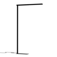 XDELTA Stojací kancelářská lampa, těleso hliník, povrch černá/bílá, dif plast opál, LED 48W, teplá 3000K/3995lm, neutrální 4000K/4142lm, vyzař úhel 100°/nahoru, 80°/dolů, UGR<19, 230V, IP40, 65x1933x984mm, svítí nahoru/dolů