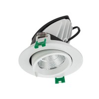 XDOWN Podhledové, bodové svítidlo, velký úhel vyklopení 45°, materiál hliník bílá, krycí plast transp, LED 15W/33W/42W, teplá 3000K, nebo neutrální 4000K, UGR<16, Ra90, vyzař. úhel 38°, 230V, IP20, tř.2, rozměry dle typu, vč trafa
