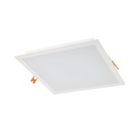 XFACE Stropní, podhledové, čtvercové svítidlo, těleso hliník, povrch bílá, difuzor plast opál, LED 6W/12W/18W/24W, neutrální 4000K nebo teplá 3000K, vyzař. úhel 120°, 230V, IP20, Ra80, tř.2, rozměry dle typu