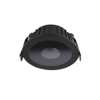 XGLOW Podhledové svítidlo, materiál hliník, povrch bílá mat/černá mat, difuzor sklo opál s čirým kulatým středním prvkem, LED 13W, 1190/1270lm, teplá 3000K/neutrální 4000K, 230V, IP20, Ra90, tř.2, rozměry d=92mm, h=44mm.