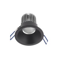 XKONE Stropní, podhledové, bodové, komínkové kruhové svítidlo, materiál hliník, povrch bílá/černá, pro žárovku 1x50W, GU10, ES50, 230V, IP20, tř.1, rozměry d=82mm, h=35mm