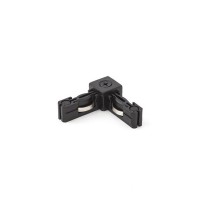XMICRO Rohová spojka 90°, napájecí lišty do vitríny, materiál plas, kov, povrch černá, 12V, nebo 24V, IP20, tř.3, rozměry 39x39x13mm