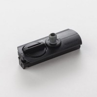 MINITRACK Stropní adaptér pro napájení svítidla pro 1-fázové lišty, materiál polykarbonát PC, povrch bílá/černá/šedostříbrná, 230V, IP20, tř.1, rozměry 23x35x80mm, vč vypínače