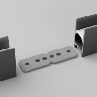 PRF011 Přímá spojka profilu, materiál kov, povrch pozinkovaný.