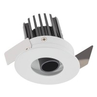 XPIXEL LED 9W Stropní, podhledové, bodové svítidlo, výklopné +-15°, těleso hliník, povrch černá, nebo bílá, LED 9W, teplá 3000K, nebo neutrální 4000K, Ra90, vyzařovací úhel 30°, 230V, IP20, rozměry d=60mm, h=54mm, trafo na kabelu