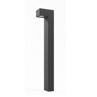 XTORRE Sloupkové venkovní svítidlo, základna hliník, povrch tmavě šedá, LED 10W, teplá 3000K/1500lm, neutrální 4000K/1550lm, Ra80, 230V, IP65, rozměry 120x190mm, h=1000mm, svítí dolů