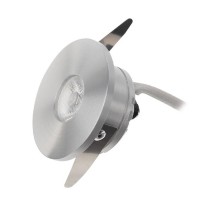XTWIST Podhledové kruhové svítidlo, těleso hliník, povrch bílá/broušený, krycí sklo čiré, LED 3W, 119lm/155lm, neutrální 4000K/teplá 3000K, 700mA, IP40, tř.3, rozměry d=46mm, h=22mm, trafo samostatně