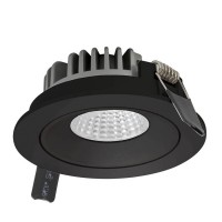 XWOK Podhledové, bodové svítidlo, výklopné +-30°, materiál hliník, povrch bílá, nebo černá, krycí plast transparentní, LED 12W, teplá 3000K, nebo neutrální 4000K, UGR<16, vyzař. úhel 38°, Ra90, 230V, IP20, d=100mm, h=40mm, vč trafa