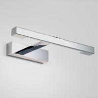 KASHIMA Nástěnné svítidlo, svítidlo na rameni, základna kov, povrch chrom lesk, pro zářivku 8W/14W, G5, T5 nebo LED 3,6W/7,2W, 165lm/387lm, teplá 3000K, 230V, do koupelny IP44, tř.2, rozměry dle typu, vč.sv.zdr