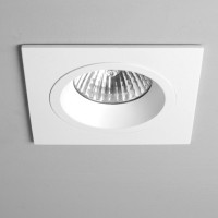 TARO BODOVÉ ČTVEREC Stropní podhledové svítidlo čtvercové, ANO/NE výklopné +-20°, materiál hliník, povrch bílá, broušený, pro žárovku 50W, GU10/GU5,3, 230V/12V, IP20, tř.1/tř.3, rozměry dle typu
