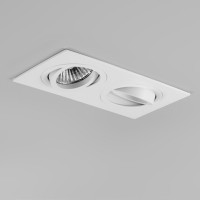 TARO BODOVÉ Stropní podhledové svítidlo, výklopné +-20°, materiál hliník, povrch bílá, broušený, pro žárovku 2x50W/3x50W/4x50W, GU10, 230V, IP20, tř.1, rozměry dle typu