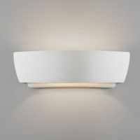 KYO Nástěnné svítidlo, základna kov, těleso sádra, povrch bílá, pro žárovku 60W, E27, 230V, IP20, tř.2, rozměry 90x367x115mm, svítí nahoru/dolů