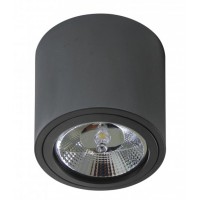 ALIX Stropní, přisazené, bodové svítidlo, nastavitelný směr svícení, těleso hliník, povrch bílá/černá, pro žárovku 1x50W, GU10, ES111, 230V, IP20, rozměry: d=135mm, h=105mm.
