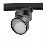 MONA Svítidlo do 3-fázové lišty, výklopné, materiál kov, povrch černá/bílá, dif plast opál, LED 12W/18W, teplá 3000K/neutrální 4000K, vyzař. úhel 120°, 230V, IP20, tř.1, rozměry dle typu.