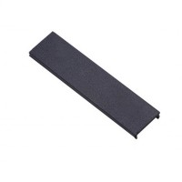 ALFA 48V Kryt profilu pro kolejnice velikosti 52mm nebo 27mm, těleso plast černá/bílá, rozměry  27x7mm,  l=1000mm.