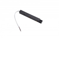 ALFA 48V Napájecí konektor pro externí napájecí zdroj, pro magnetický systém, těleso kov, povrch černá, nebo bílá, 48V, rozměry 145x15x17mm.