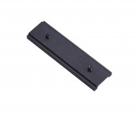 ALFA 48V Spojka pro přímé spojování lišt, materiál kov, povrch černá, nebo bílá, rozměry 145x6x15mm.