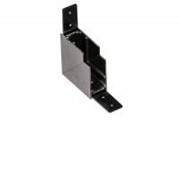 BETA, 230V Rohová L spojka 90°, vertikální odbočení, přisazeného magnetického systému, pro kolejnice velikosti 57mm, materiál hliník, povrch černá/bílá, 230V, rozměry 68x68x30mm.
