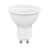 LED BULB GU10 Chytrá LED žárovka 4,9W, 415lm, GU10 ES50, vyzařovací úhel 120°, pomocí aplikace v telefonu TUYA WiFi, nastavitelná teplota CCT 2700K-6500K, stmívatelná, Ra80, 230V, d=50mm, h=54mm