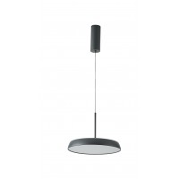 CLARA Závěsné svítidlo, základna hliník, povrch černá/bílá/béžová, difuzor sklo opál, LED 12W, 960lm, teplá 3000K, 230V, IP20, rozměry d=150mm, vč. závěs kabelu l=2000mm, lze zkrátit