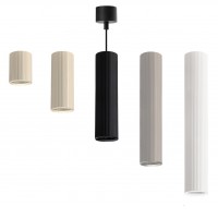 LUCAS BASE 1R PENDANT GU10 Závěs svítidla, základna kov, černá, nebo bílá, pro žárovku 1x10W, GU10ES50, 230V, IP20, d=57mm, h=1600mm, krycí váleček SAMOSTATNĚ
