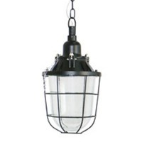STORM 1X60W E27 Závěsné svítidlo, těleso kov, povrch beton/černá, krycí sklo čiré s mřížkou, pro žárovku 1x60W, E27, 230V, IP20, tř.2, rozměry dle typu