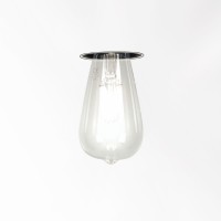 TWENTY-7 TRIMLESS 1x20W E27 Stropní, podhledové, bezrámečkové svítidlo, těleso plast, pro úspornou retro žárovku 20W, E27, 230V, IP20, d=60mm, h=140mm