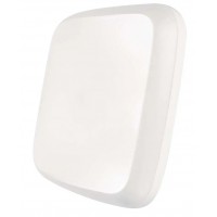 EMMA SQ 18W/24,5W IP54 Venkovní přisazené svítidlo, těleso plast bílá, difuzor plast opál, LED 18W/1800lm, 24,5W/2050lm, neutrální 4000K, 230V, zvýš. krytí IP54, rozměry 280x280x55mm.