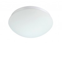 MIRIAM Stropní přisazené svítidlo, HF senzorem pohybu, dosah až 8m, záběr 150°/360°,  těleso plast bílá, difuzor sklo opál, LED 10W, 650lm, normální 4000K, 230V, IP44, tř.1, rozměry d=280mm, h=100mm.