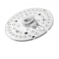 LP 10W/16W/20W/30W PCB LED modul pro náhradu žárovek ve svítidlech, základna plast, bílá, LED 10W/1000lm, 16W/1600lm, 20W/2000lm, 30W/ 3000lm, teplá 3000K/neutrální 4000K, Ra83, 230V, IP20, symbol "F", rozměry dle typu, montáž na magnet