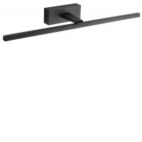 LUNA Nástěnné svítidlo nad zrcadlo, těleso plast bílá/chrom/černá, difuzor plast opál, LED 12W/18W, neutrální 4000K, Ra82, 230V, IP44, tř.1, rozměry dle typu.