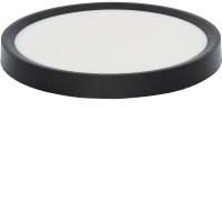 NOMY Stropní svítidlo, HF senzor pohybu, čas 30s, dosah 3-5m, záběr čidla 150°/360°, těleso plast bílá/černá, difuzor plast opál, LED 18W, 24W, 32W, 40W, přepín CCT teplá 3000K/neutrální 4000K/denní 6500K, Ra80, 230V, IP40, tř.2