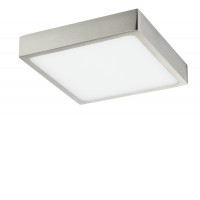 VITOS LED 15W/22W/28W IP20 čtvercové Stropní přisazené svítidlo, těleso hliník, povrch nikl mat, difuzor plast opál, LED 1x15W, 1650lm/1350lm, 22W, 2475lm/1980lm, 28W, 3300lm/23520lm, neutrální 4000K, stmív TRIAC, 230V, IP20, tř.2, rozměry dle typu