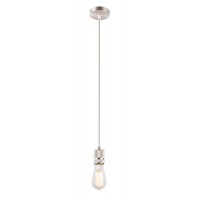 OLIVER 1x60W E27 Závěsný kabel s objímkou, těleso kov, povrch dle typu, pro žárovku 1x60W E27, 230V, IP20, tř.2, rozměry d=100mm, vč. závěsného kabelu s textilním úpletem l=1500mm, lze zkrátit