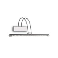 BOW Nástěnné svítidlo, základna a těleso kov, povrch chrom/nikl/měď/mosaz/bílá, polohovací difuzor, LED 3W/5W/8W, 230V, IP20, rozměry dle typu, vč vypínače