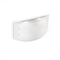 ALI Stropní nástěnné svítidlo, základna kov, povrch chrom, difuzor mléčné sklo přední/vrchní/spodní, pro žárovku 60W, E27, 230V, tř.1, IP20, rozměry dle typu