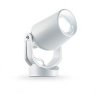 MINITOMMY Bodové svítidlo s bodcem do záhonu, těleso plast povrch bílá, černá, nastavitelný směr svícení, pro LED. 1x4,5W, GU10, 230V, IP66, tř.2, hlavice d=100mm, l=127mm
