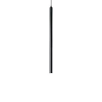 ULTRATHIN SP1 SMALL Závěsné bodové svítidlo, základna a těleso kov, povrch černá, bílá, chrom lesk, LED 12W, 760lm, teplá 3000K, 230V, IP20, tř.2, rozměry d=30mm, l=400mm, vč. závěsného kabelu l=1420mm, lze zkrátit