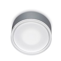 URANO Stropní přisazené svítidlo, těleso hliník, povrch práškový lak, difuzor plast mat, pro LED, 1x15W, GX53, 230V, zvýšené krytí IP44, tř.1. rozměry dle typu