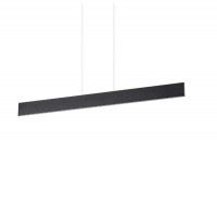 DESK SP1 Závěsné svítidlo, těleso hliník, povrch bílá/černá, LED 32W, 2100lm, teplá 3000K, Ra80, 230V, IP20, tř.1, rozměry 1025x15mm, vč lankového závěsu l=1200mm lze zkrátit.