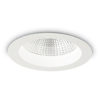 BASIC ACCENT Stropní podhledové svítidlo bodové, těleso hliník, povrch lak bílá, krycí sklo čiré, LED 1x9W/15W/20W/30W/40W, teplá 3000K/neutrál 4000K, 1000lm/1510lm/1880lm/2820lm/4120lm, 230V, do koupelny IP44/IP20, tř.2. rozměry dle typu
