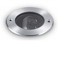 TAURUS Zemní venkovní svítidlo, nastavitelný směr svícení +-30°, těleso hliník, ráměček nerez, krycí sklo čiré, LED 5,5W/430lm, 10W/860lm, 13,5W/1300lm, 20W/1950lm, teplá 3000K, 230V. IP67, tř.1, rozměry dle typu.