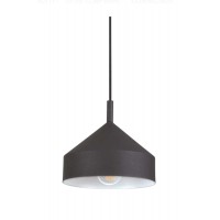 YURTA Závěsné svítidlo, těleso kov, povrch černá/bílá, pro žárovku 1x60W, E27, 230V, IP20, tř.2, rozměry dle typu.