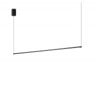 ESSENCE Závěsné svítidlo, základna kov, povrch bílá/černá, difuzor plast opál, LED 19W, teplá 2700K/3000K nebo neutrální 4000K, 230V, IP20, rozměry d=15mm, l=1260mm, vč. závěs. kabelů l=1500mm, lze zkrátit.