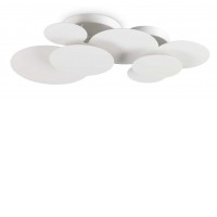 CLOUD PL D70 Stropní svítidlo těleso kov, povrch bílá, LED 46W, 3350lm, teplá 3000K, Ra80, 230V, IP20, rozměry 470x130x470mm